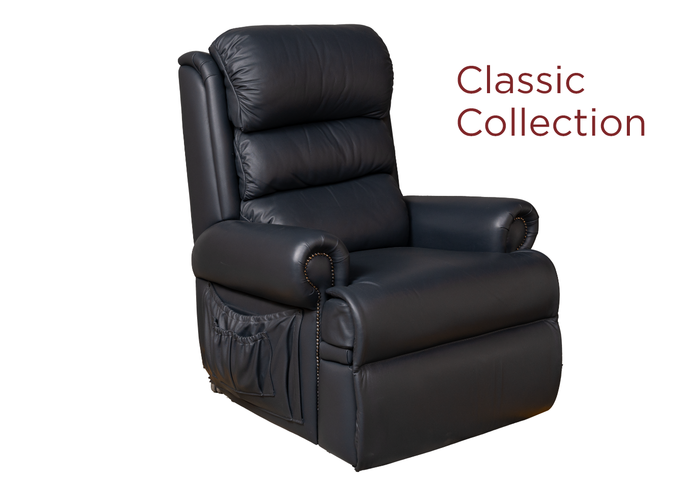 Original Collection black leather recliner