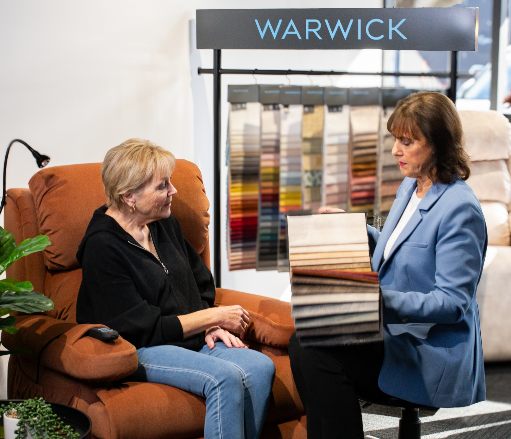 Warwick fabric samples